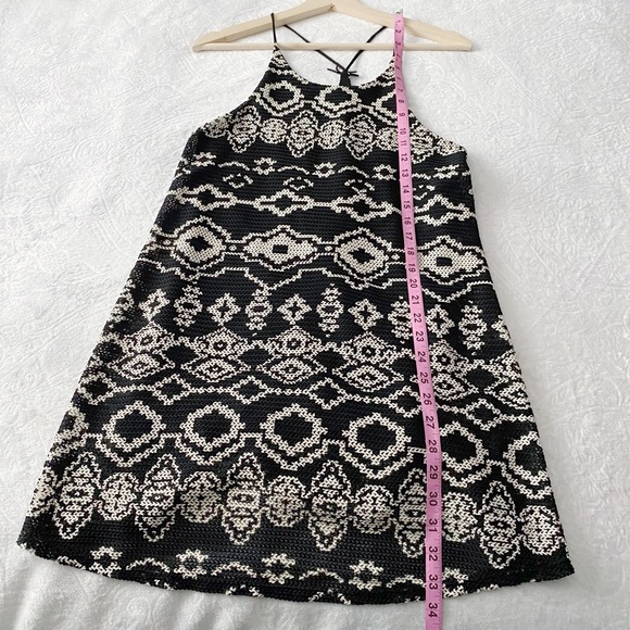 UO Staring At The Stars Black + White Sundress - Picture 5 of 8